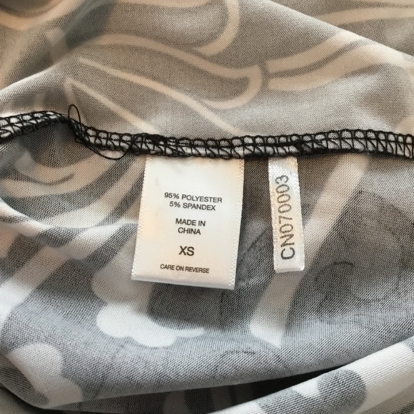 New York & Company Ladies Stretch Pullover Dress Black/White Size XS - Picture 4 of 5